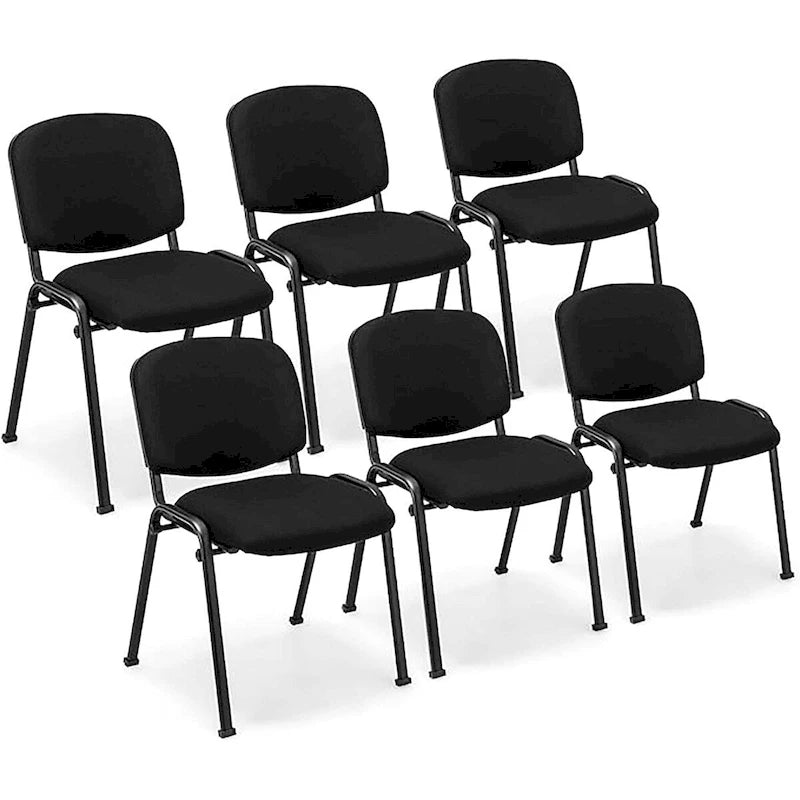 Meeting Room Conference Chair w/ Metal Frame & Upholstered Back