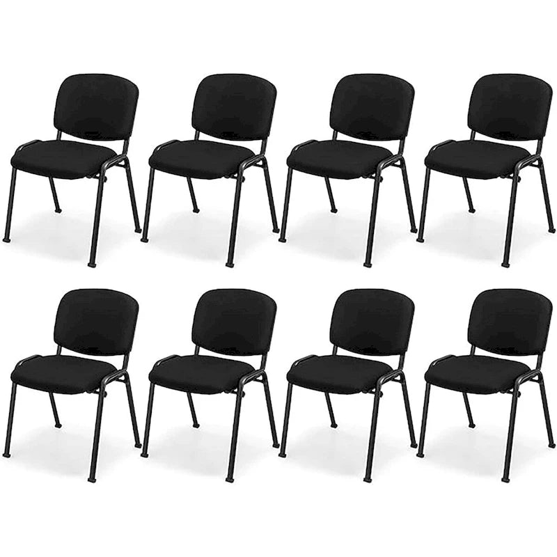 Meeting Room Conference Chair w/ Metal Frame & Upholstered Back